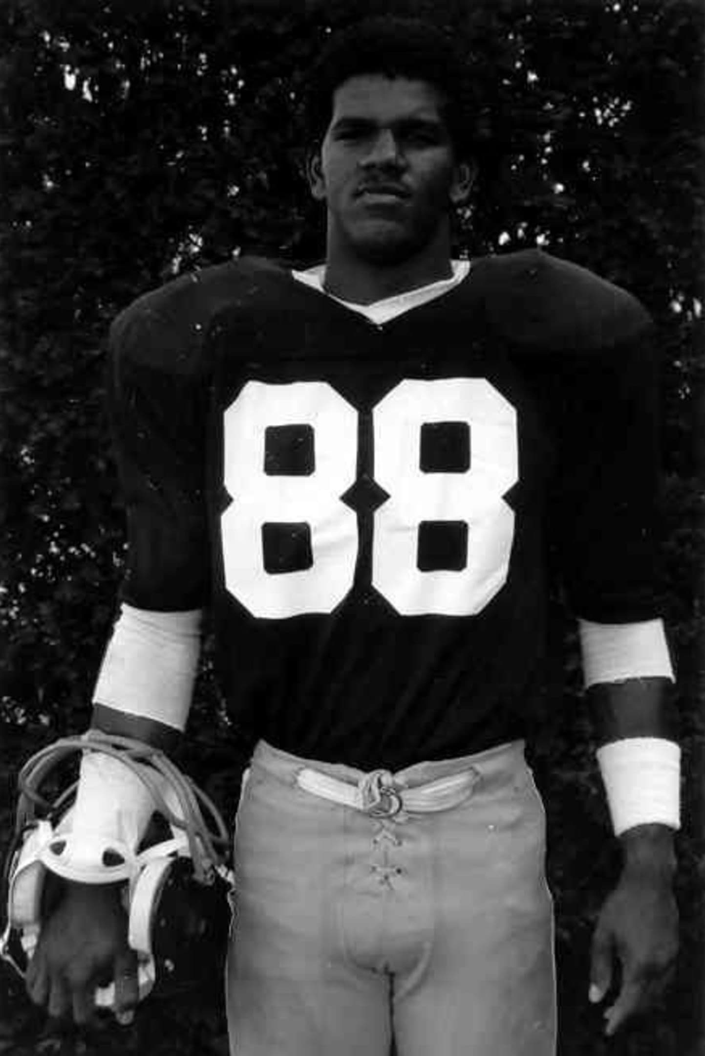 Andre Reed in his Dieruff High School football portrait, Allentown, Pennsylvania, 1988