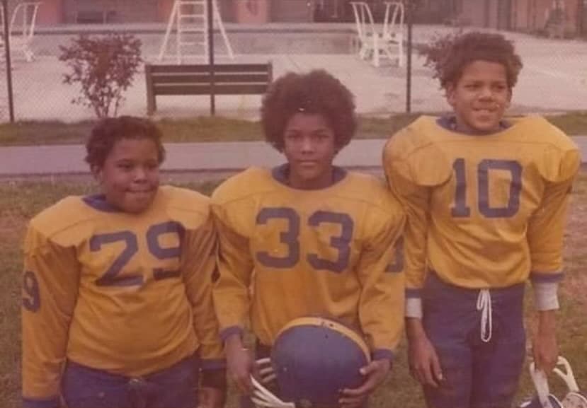 Andre Reed as a kid in Allentown