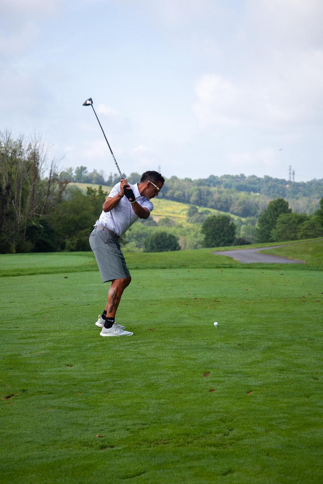 Andre Reed at the Woodstone Celebrity Golf Classic